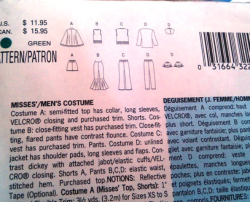 6754 COSTUME BACK